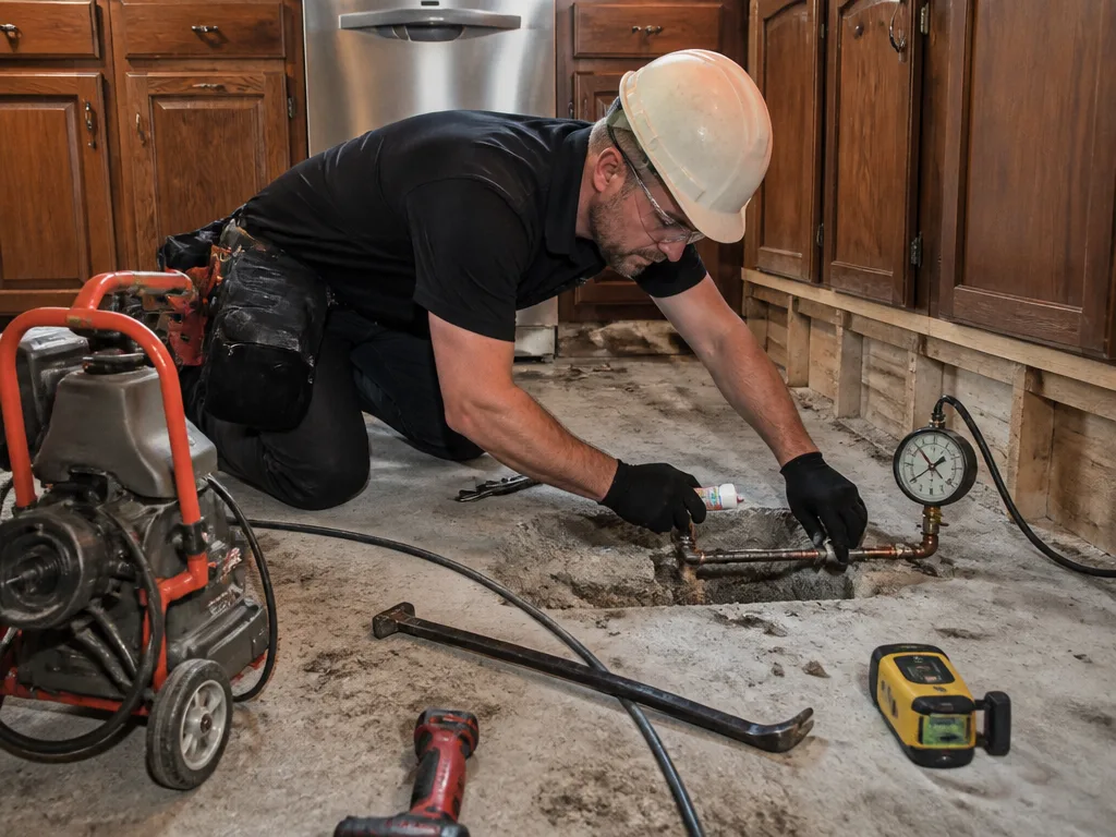 Slab Leak Repair